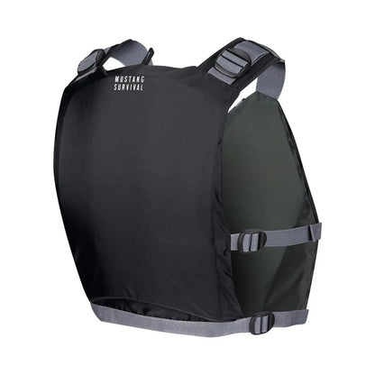 Mustang Survival APF Foam Vest - Universal Fit Black and Grey PFD for Boating and Watersports