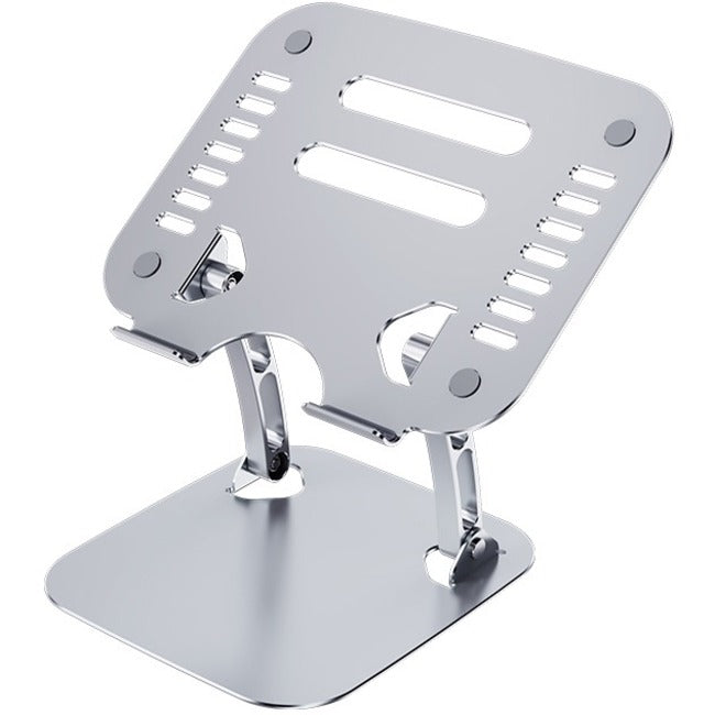 4XEM Laptop Metal Stand - Silver | Adjustable Notebook Holder with Tension Adjustment