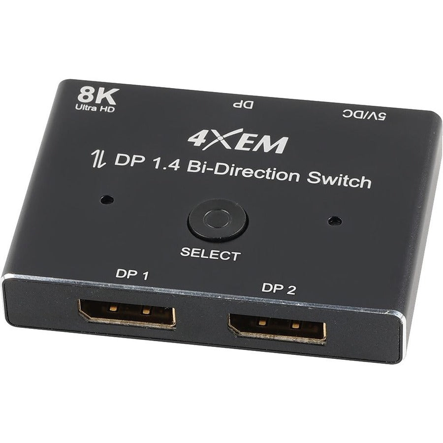 4XEM 8K DisplayPort Bi-Directional Switch (Part #4X8KW002)