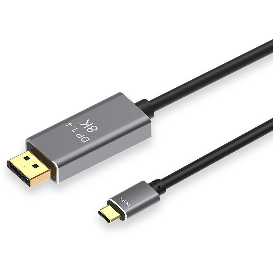 4XEM 8K/4K USB-C to DisplayPort Cable (2 Meters) for High-Resolution Video Streaming