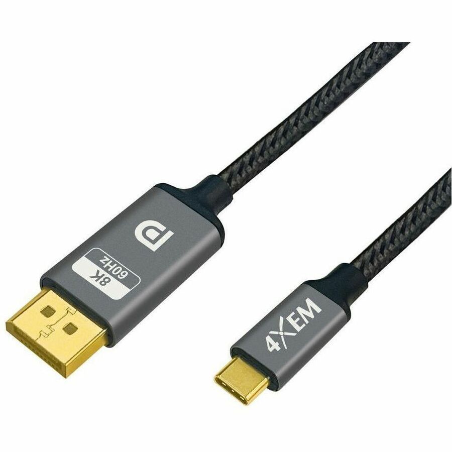 4XEM 8K/4K 2M USB-C to DisplayPort Cable (Part Number: 4XTPC026B2M)