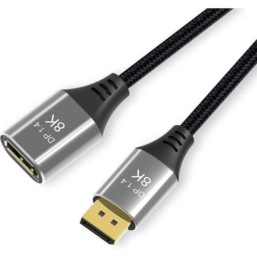 4XEM 3ft DisplayPort to DisplayPort Extension Cable - Black, 1 Year Warranty