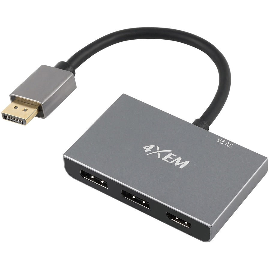 4XEM 3-Port DisplayPort to HDMI Multi-Monitor Hub - Expand Your Desktop with 8K and 4K Support