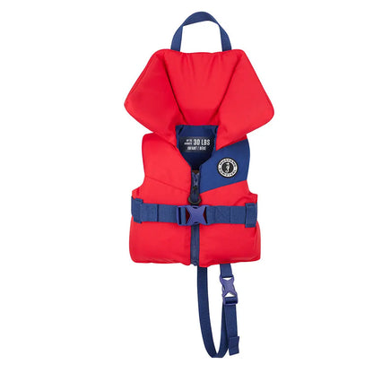 Mustang Survival Lil' Legends Infant Foam Vest - Red and Navy PFD for Babies up to 30 lbs