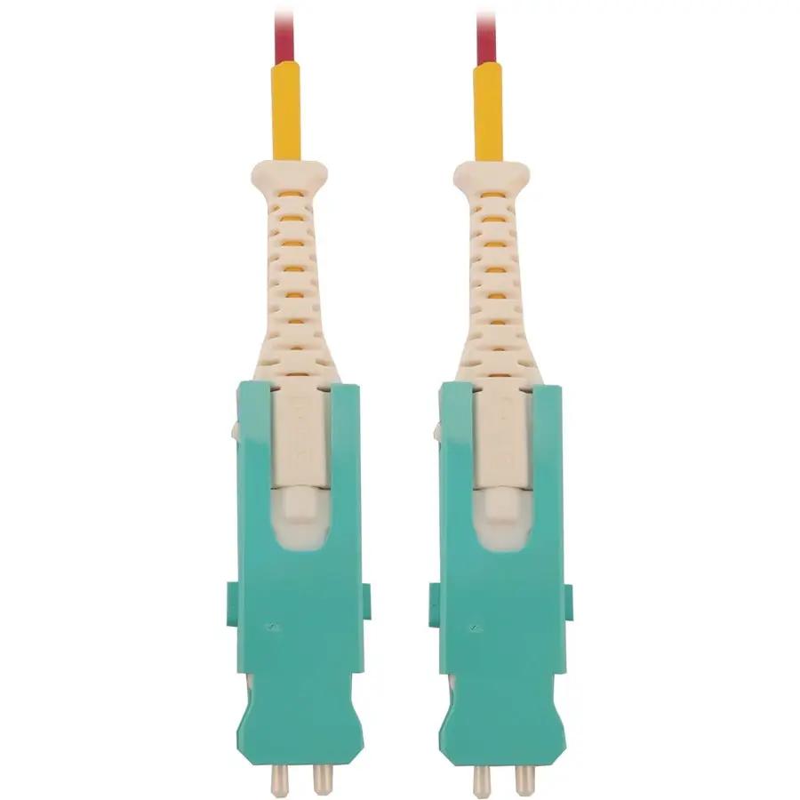 Eaton Tripp Lite Series N823S-01M-MG 1m 400 GbE Multimode OM4 Fiber Optic Cable with Magenta Jacket and Duplex SN Connectors by EATON TRIPP LITE SERIES CONNECTIVIT