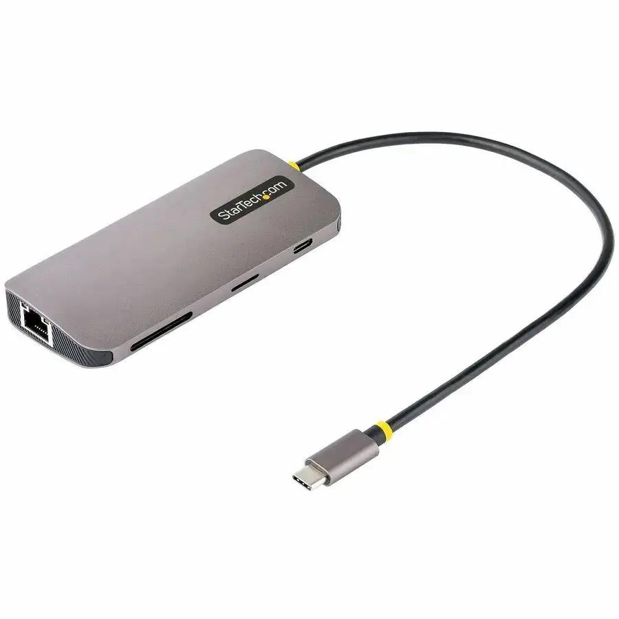 StarTech.com USB C Multiport Adapter with 4K HDMI, 3 USB-A Ports, Gigabit Ethernet, SD Card Readers, 100W Power Delivery by STARTECH.COM