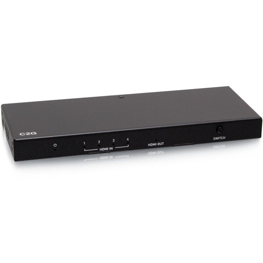 C2G 4-Port HDMI Switch - 4K 60Hz Video Selector by Legrand Group