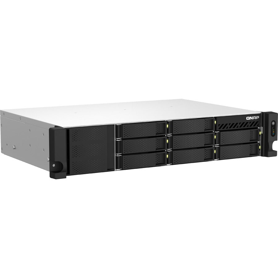 QNAP TS-873AEU-RP-4G Rackmount NAS with AMD Ryzen V1500B Processor and Dual 2.5GbE Ports