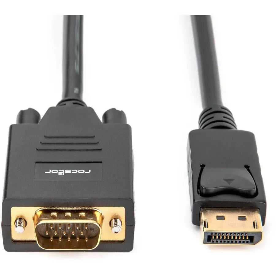 Rocstor DisplayPort to VGA Adapter Converter Cable - 10ft, Black