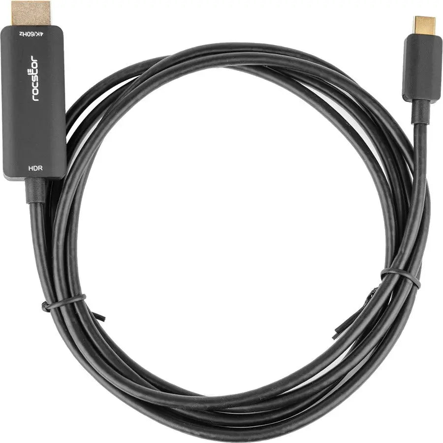 Rocstor Premium USB-C to HDMI Cable 4K/60Hz – High-Resolution Video Output for Laptops and Devices