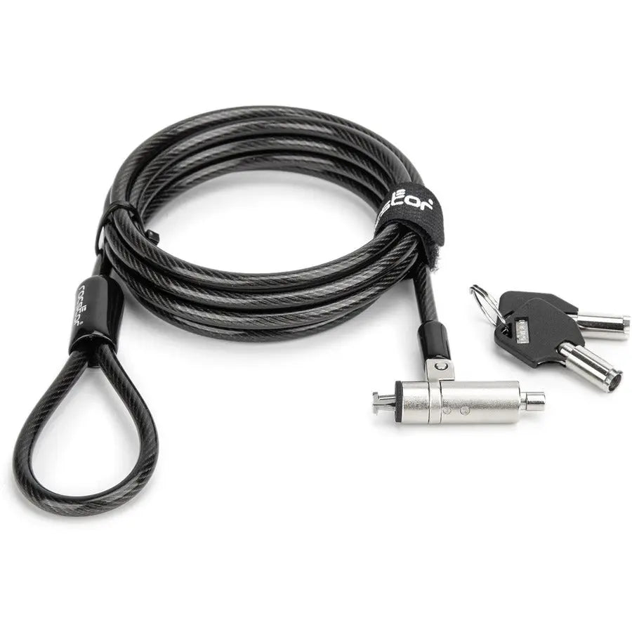 Rocstor Rocbolt N19 Security Cable Lock – 6ft Heavy-Duty 4-Digit Resettable Combination for Dell & HP Devices