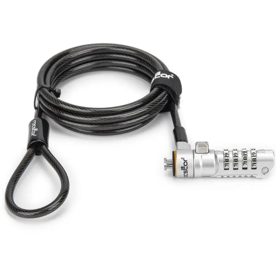 Rocstor Rocbolt N19 Security Cable with 4-Digit Combination Lock for Nano-Shaped Slots