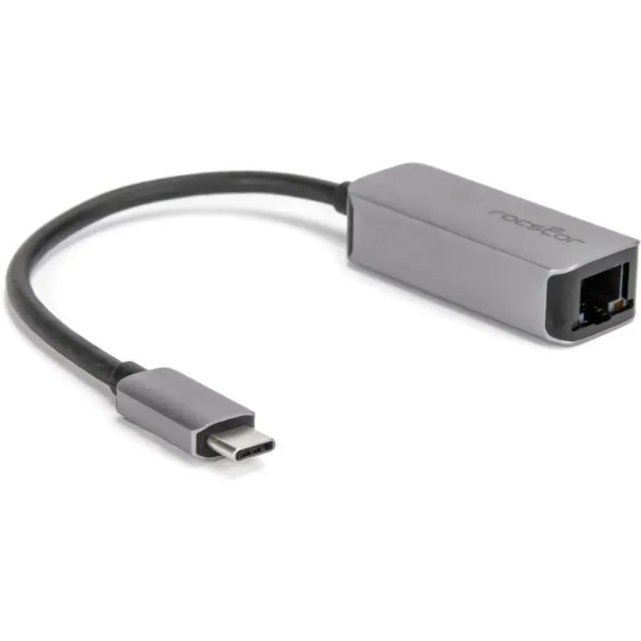 Rocstor USB-C to Gigabit Network Adapter Y10A269-A1 for Mac & PC by ROCSTOR