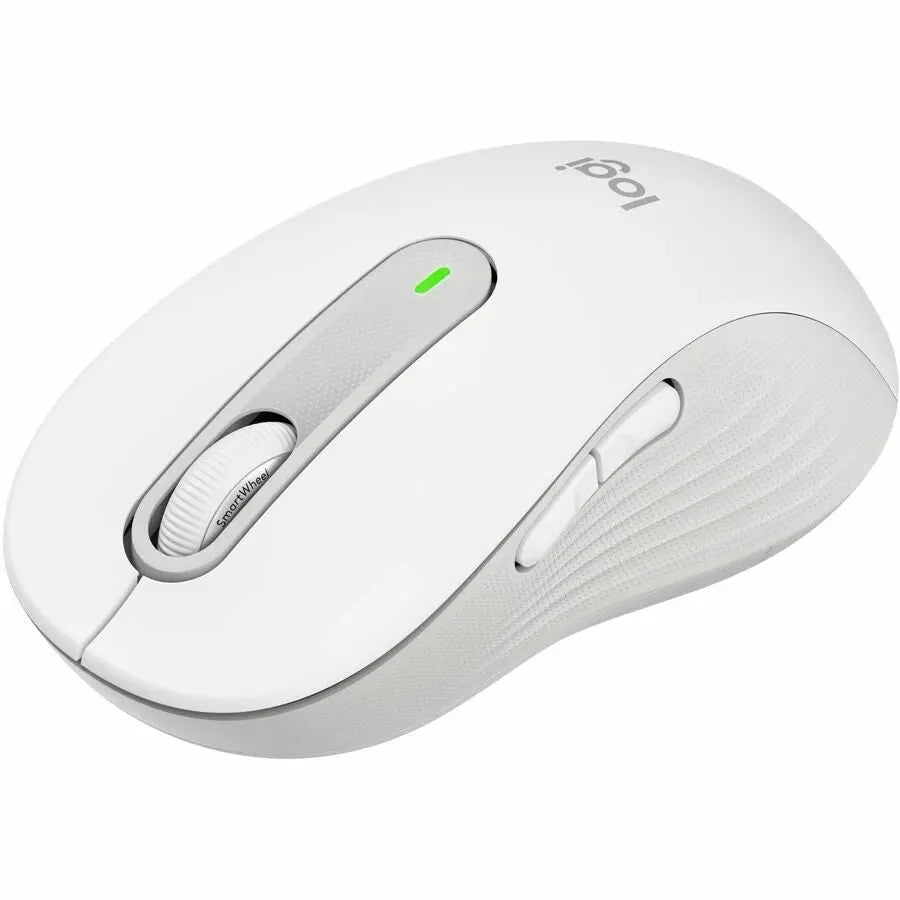 Logitech Signature M650 L Full Size Wireless Mouse - For Large Sized Hands, 2-Year Battery, Silent Clicks, Off-white