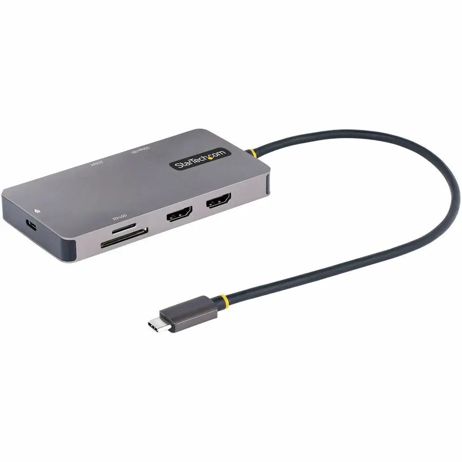 StarTech.com USB C Multiport Adapter with Dual HDMI 4K Support and Power Delivery