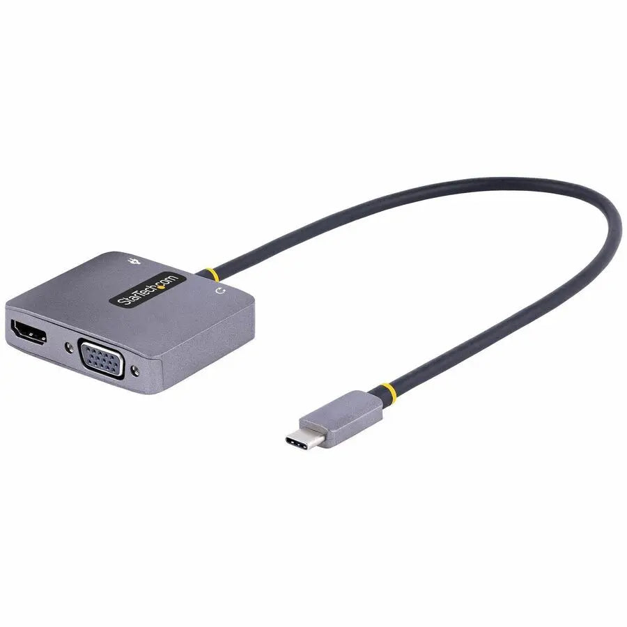 StarTech.com USB-C to HDMI & VGA Multiport Adapter with 4K Support and 100W Power Delivery