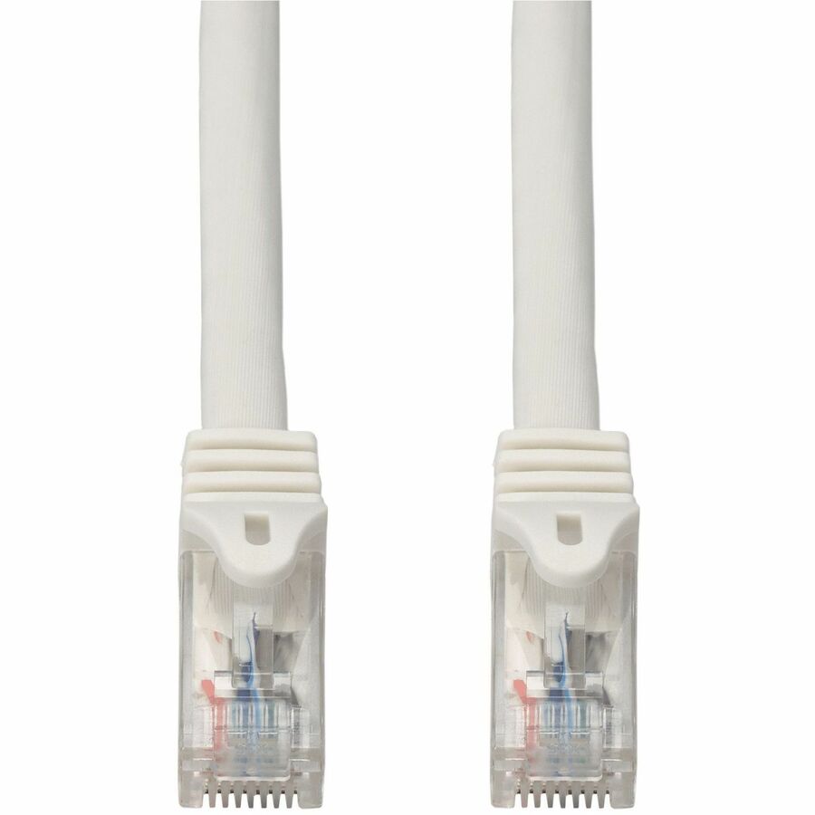 ADDON 10ft White CAT 6 PVC Ethernet Cable Snagless Easy Boot RJ-45 M/M for High-Speed Networking