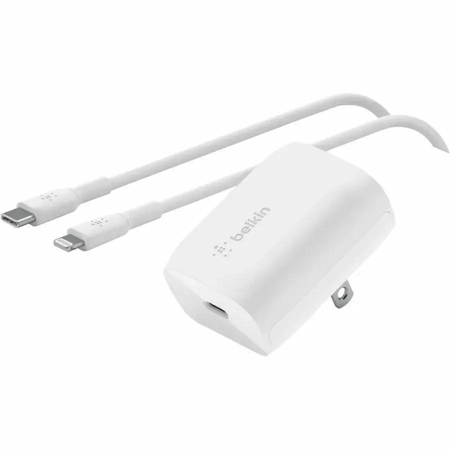 Belkin BoostCharge USB-C Wall Charger 20W with Lightning Cable – Fast Charging for iPhone, Galaxy, and More by Belkin International, Inc