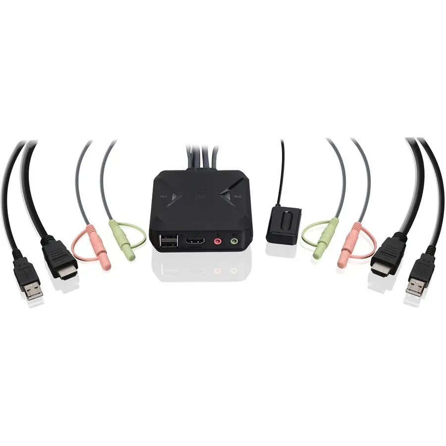 IOGEAR GCS92HU 2-Port 4K HDMI KVM Switch with USB and Audio