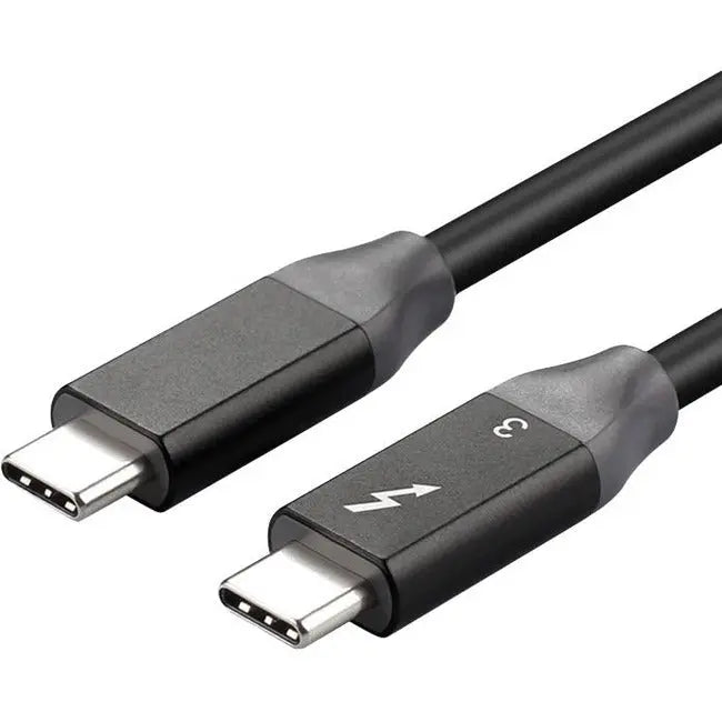 4XEM 40Gbps Thunderbolt 3 Braided Cable, 6 Feet — High-Speed Data & Video Transfer with Power Delivery