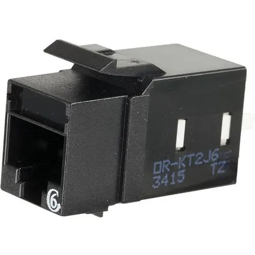 Legrand - Data KT2J625-00 Keystone Cat6 Jack Black, 25-Pack