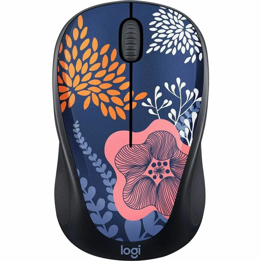 Logitech Design Collection Limited Edition Wireless Mouse with Colorful Designs - USB Unifying Receiver, 12 months AA Battery Life, Portable & Lightweight, Easy Plug & Play with Universal Compatibility - FOREST FLORAL