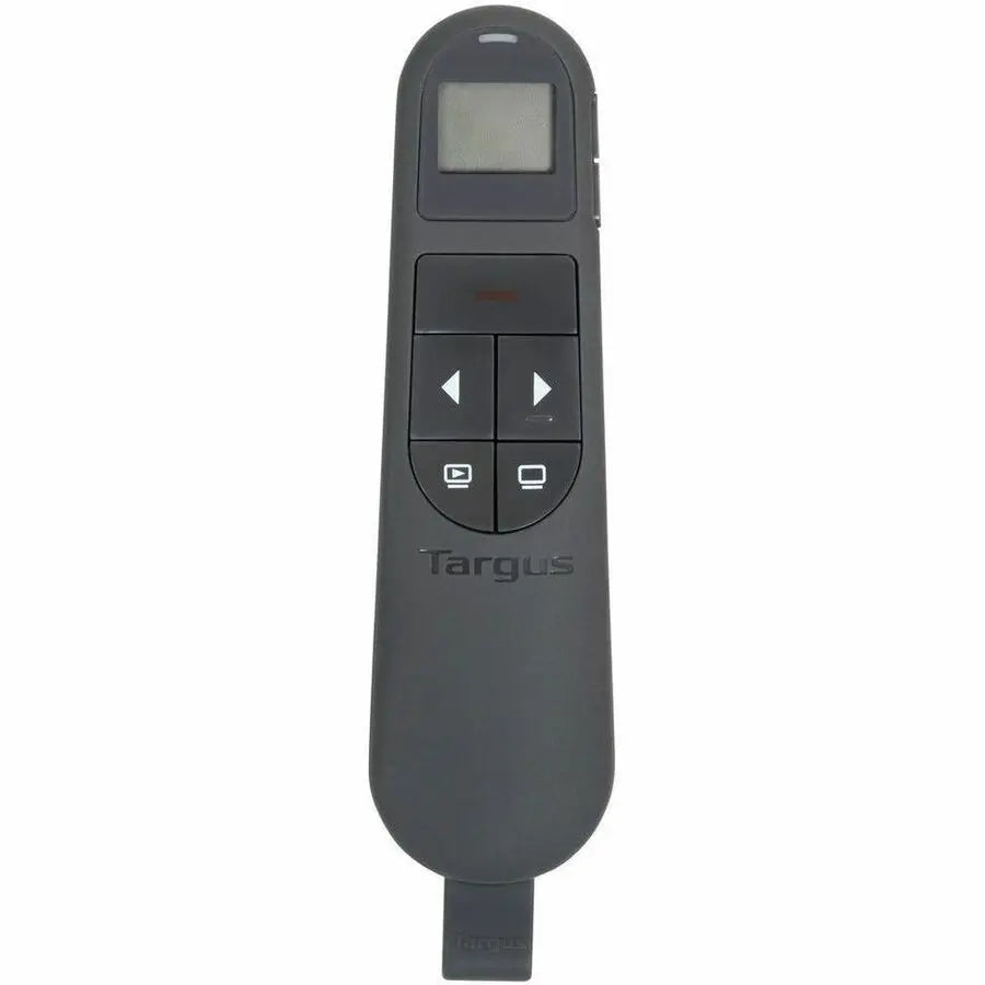 Targus Dual Mode Antimicrobial Laser Presenter with Timer – Wireless Presentation Remote with Red Laser Pointer, LCD Timer, and Secure Bluetooth & 2.4GHz Connectivity