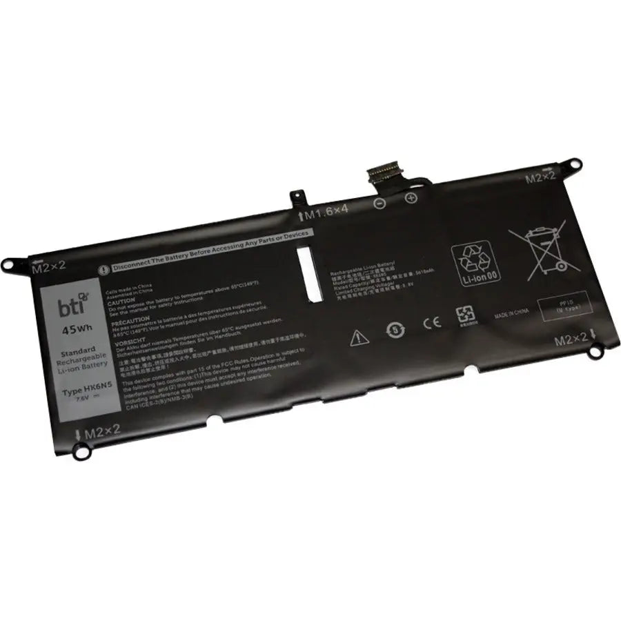BTI HK6N5-BTI Rechargeable Notebook Battery – 45Wh, 5921mAh, 7.6V, Proprietary Size for Reliable Power