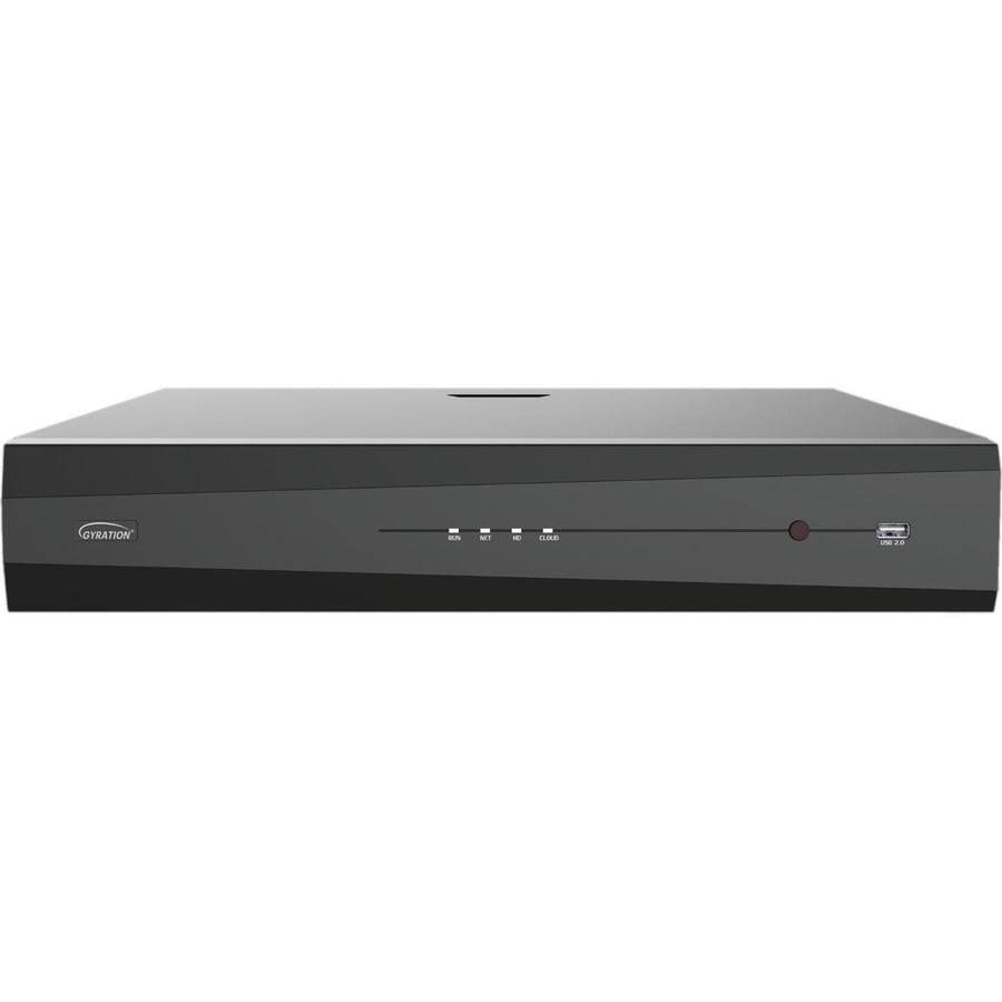 Gyration 32-Channel Network Video Recorder with PoE - 20TB HDD for High-Resolution Surveillance