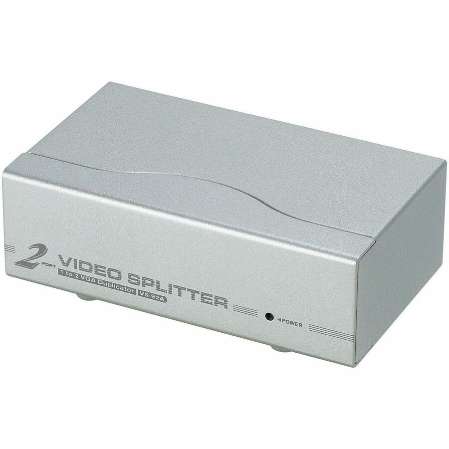 ATEN VS92A-MA 2-Port VGA Splitter with 350MHz Bandwidth and Rack Mount Kit