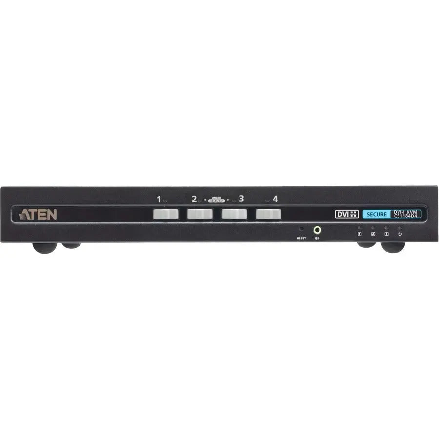 ATEN Technology Inc CS1184D4 4-Port USB DVI Secure KVM Switch - PSD PP v4.0 Compliant