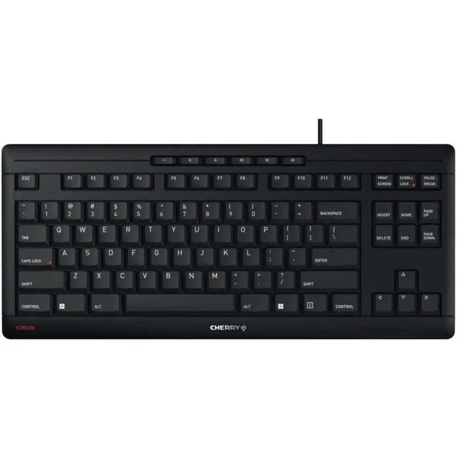 Cherry Americas STREAM TKL Wired Keyboard – Compact, Silent, Ergonomic Office Keyboard