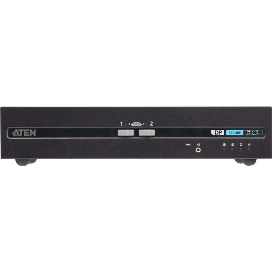 ATEN CS1142DP4 2-Port USB DisplayPort Dual Display Secure KVM Switch (PSD PP v4.0 Compliant)