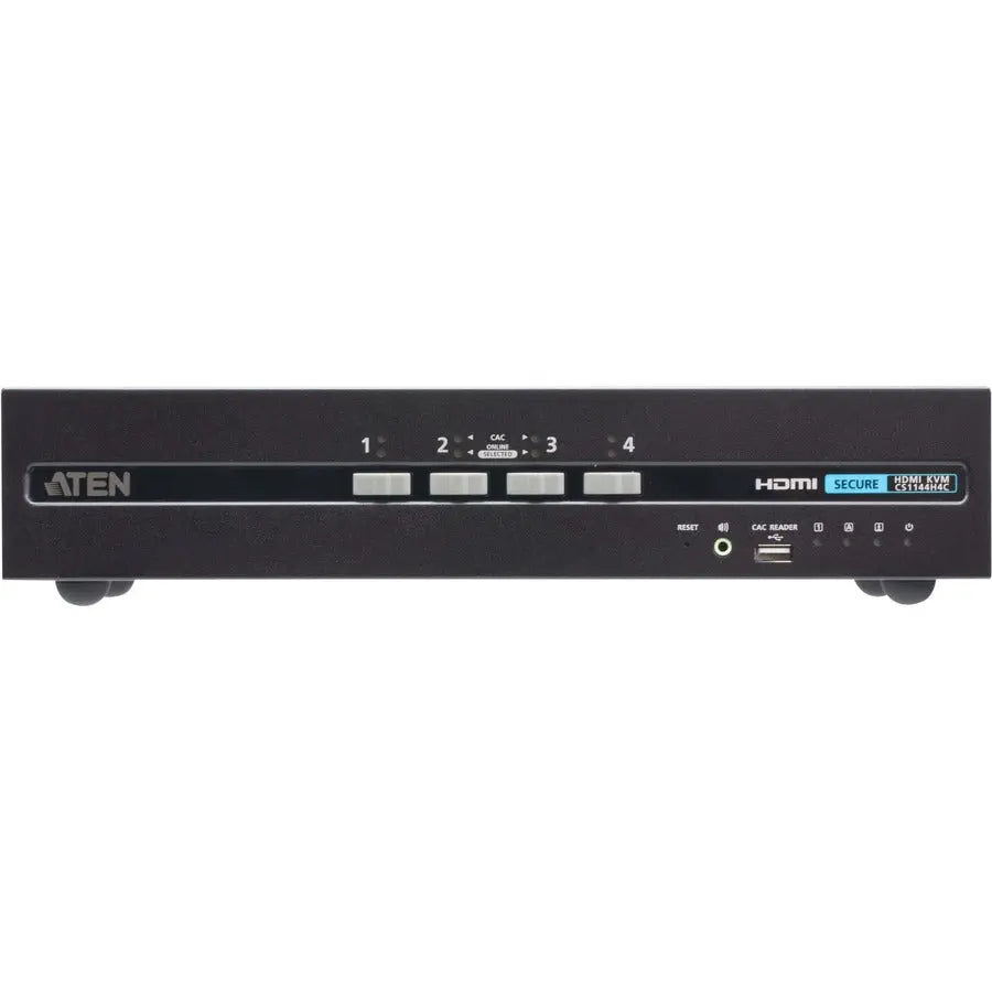 ATEN Technology Inc CS1144H4C 4-Port USB HDMI Dual Display Secure KVM Switch with CAC