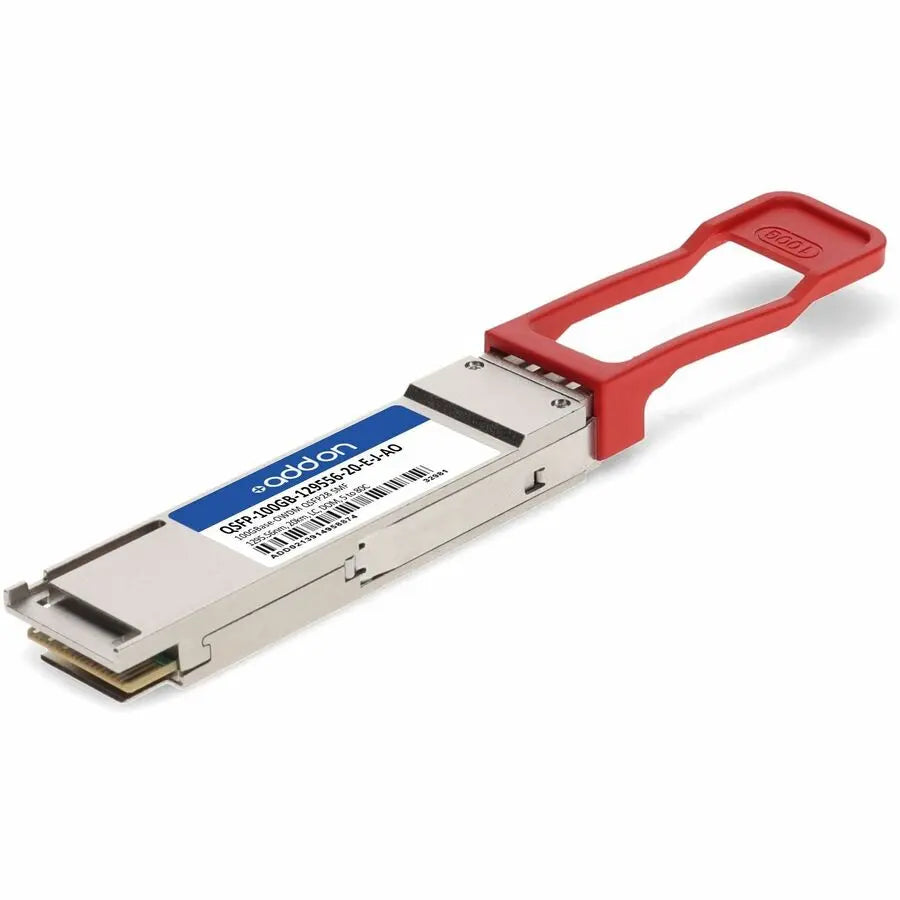 AddOn Juniper Networks Compatible QSFP28 100GBase-OWDM Transceiver - O-Band (SMF, 20km, LC, DOM, -5°C to +80°C)