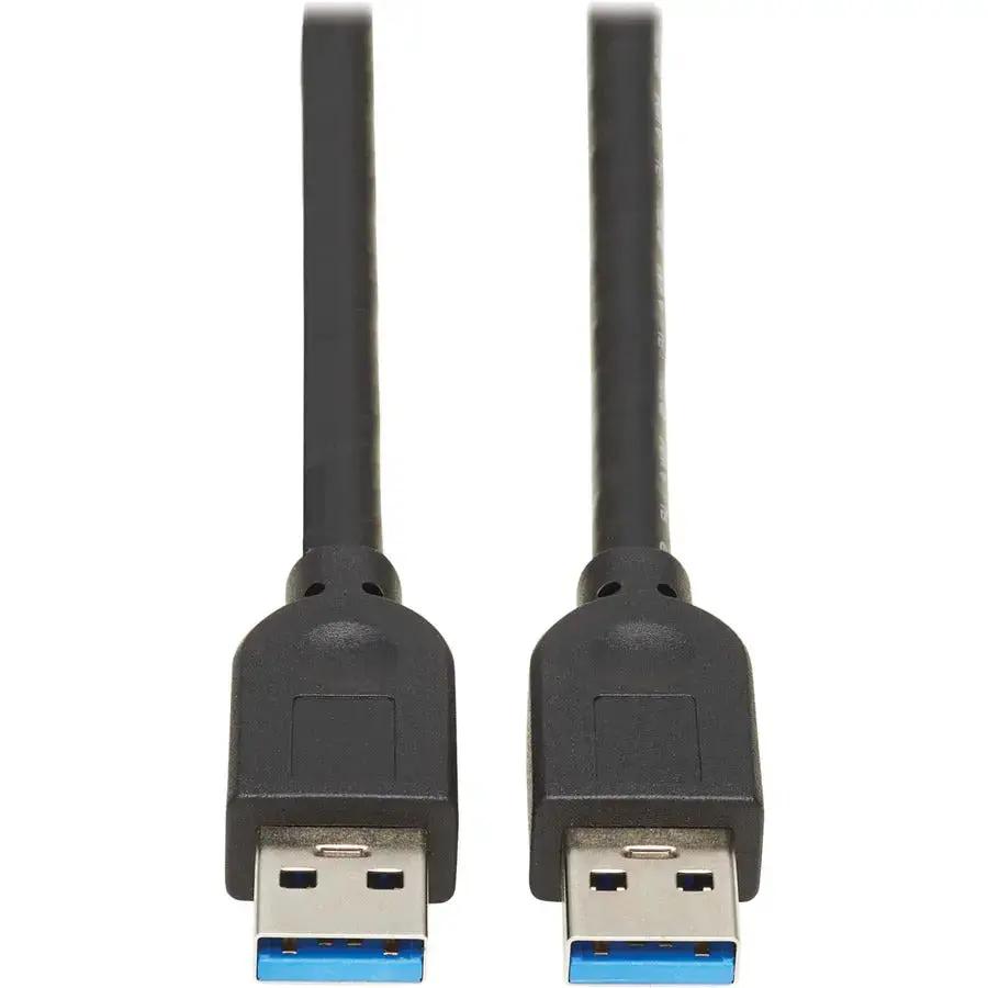Eaton Tripp Lite Series USB 3.0 SuperSpeed A to A Cable – 15 ft. Black for High-Speed Data Transfer by Eaton Corporation