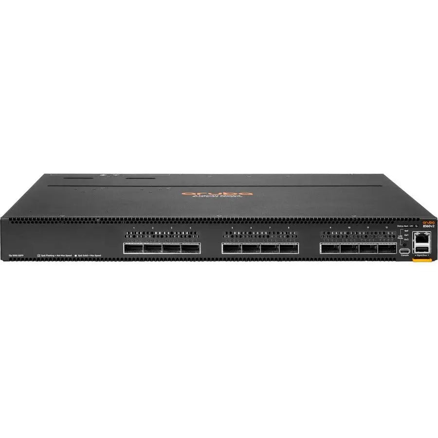 Hewlett Packard Enterprise CX 8360v2 8360-12C Ethernet Switch with 4.8Tbps Capacity and Advanced Layer 2/3 Features