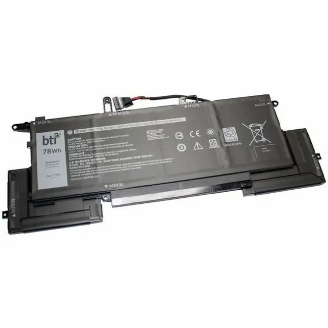 BTI 7146W-BTI 11.4V 78Wh Lithium-Ion Notebook Battery for Dell Inspiron 14 7000 and Latitude 7400 2-in-1