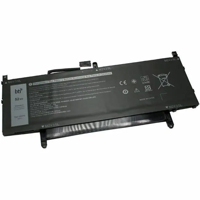 Battery Technology Inc. N7HT0-BTI 7.6V 52Wh Lithium-Ion Notebook Battery for Dell Latitude 9510 & 2-in-1