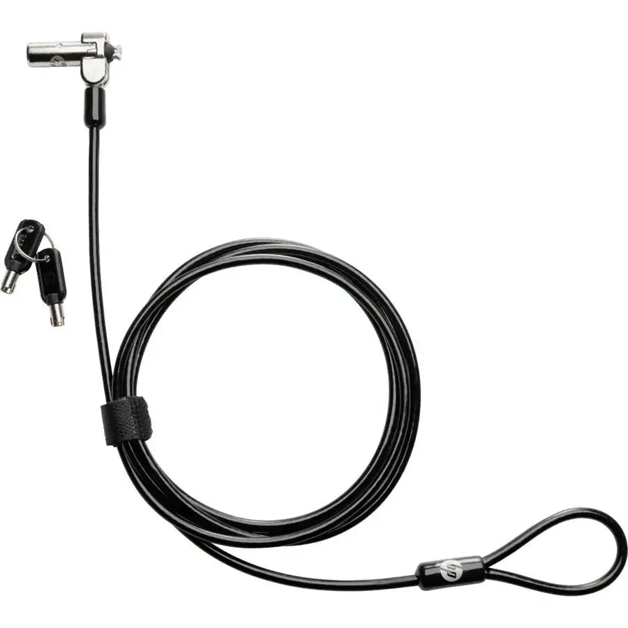 HP Inc. Essential Nano Combination Cable Lock - Secure Laptop with 6 ft Vinyl-Coated Steel Cable