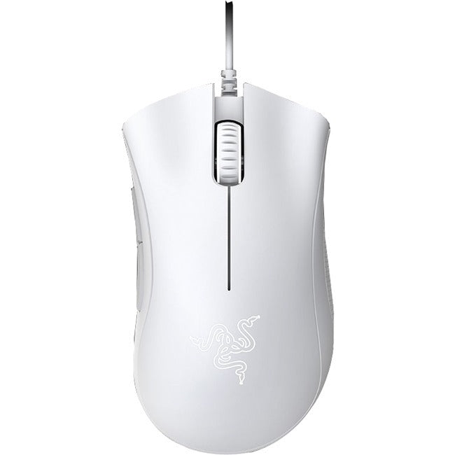 Razer DeathAdder Essential Gaming Mouse - White, 5 inches - Ergonomic Design for Enhanced Gaming Performance