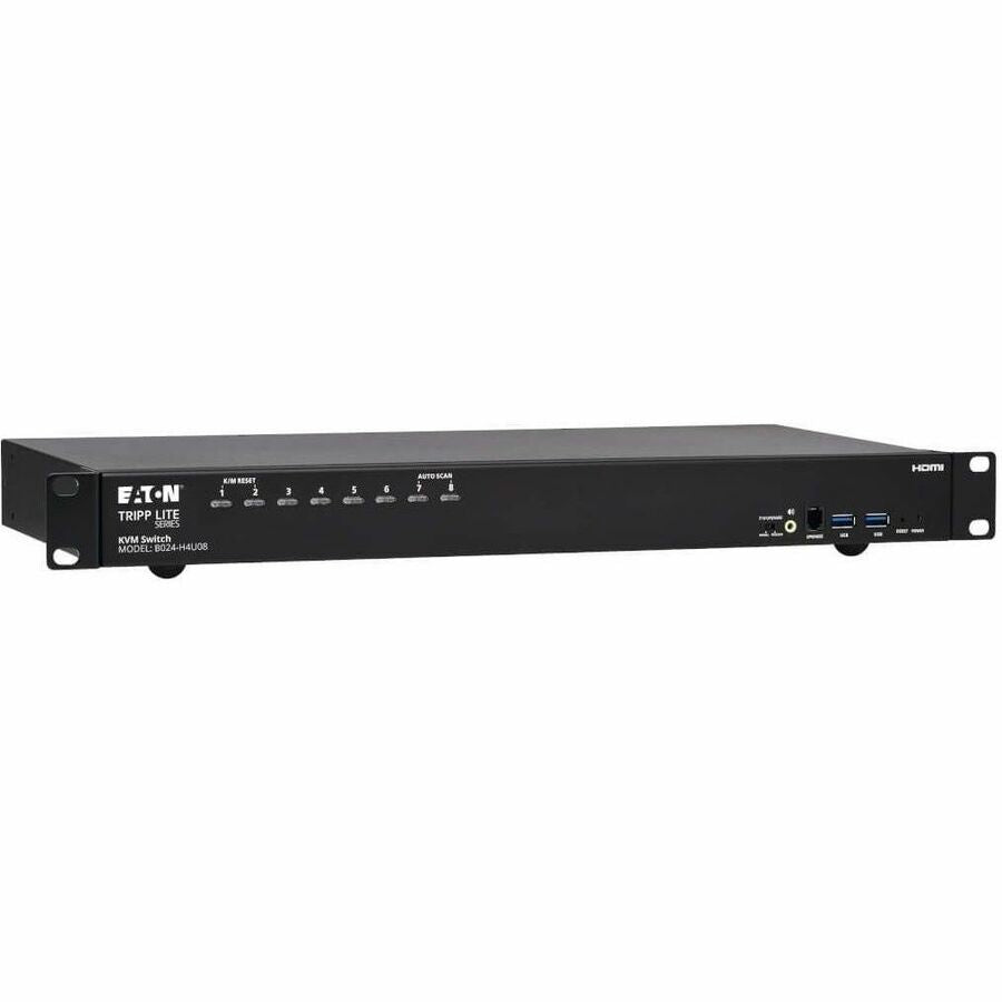 Eaton B024-H4U08 8-Port 4K HDMI & USB KVM Switch for Multi-Computer Control