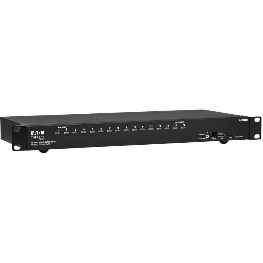 Eaton Tripp Lite Series B024-H4U16 16-Port 4K HDMI and USB KVM Switch with Cascading Capability by EATON TRIPP LITE SERIES MASTER-POWE