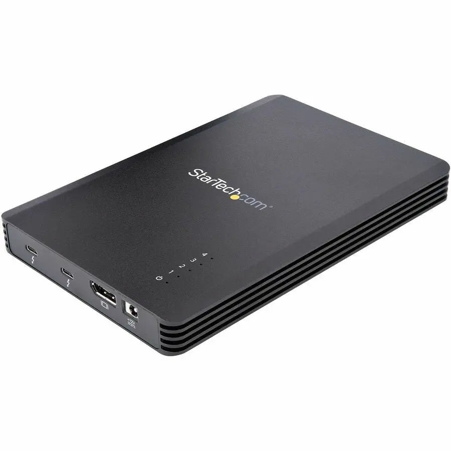 StarTech.com M2E4BTB3 4-Bay Thunderbolt 3 NVMe SSD Enclosure with DisplayPort and Daisy Chain Support