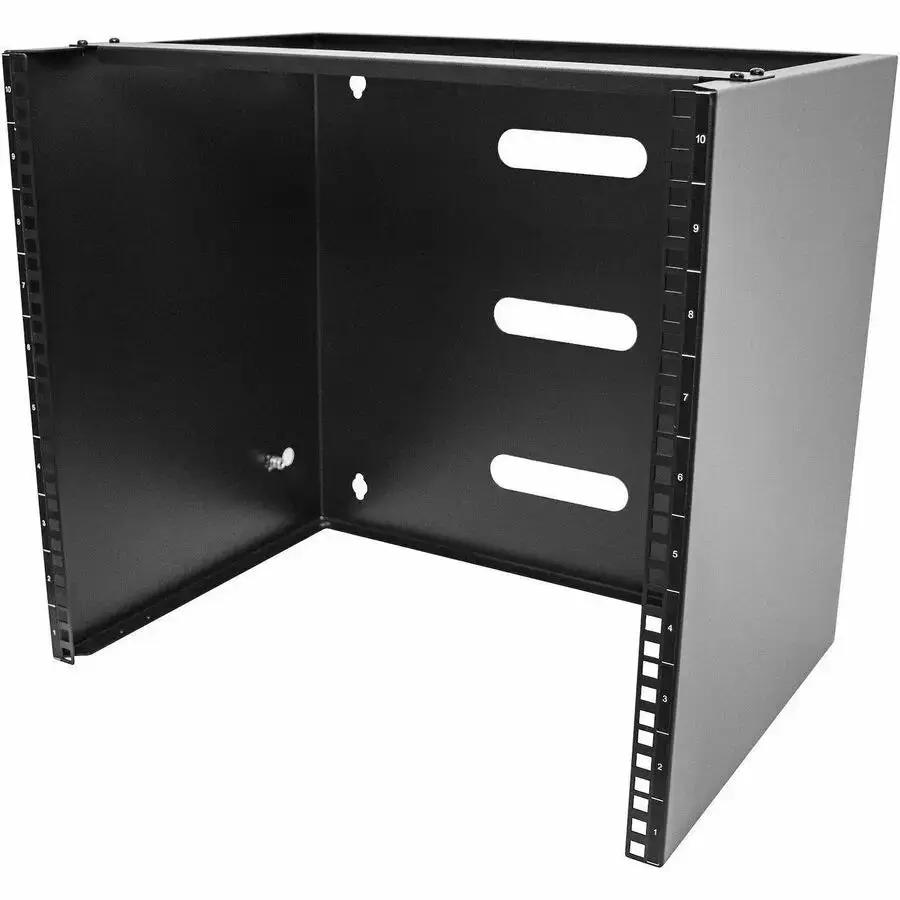 StarTech.com 10U Wall Mount Rack, 14-Inch Deep, 19-Inch Network Mounting Bracket for Patch Panels and IT Equipment by StarTech.com