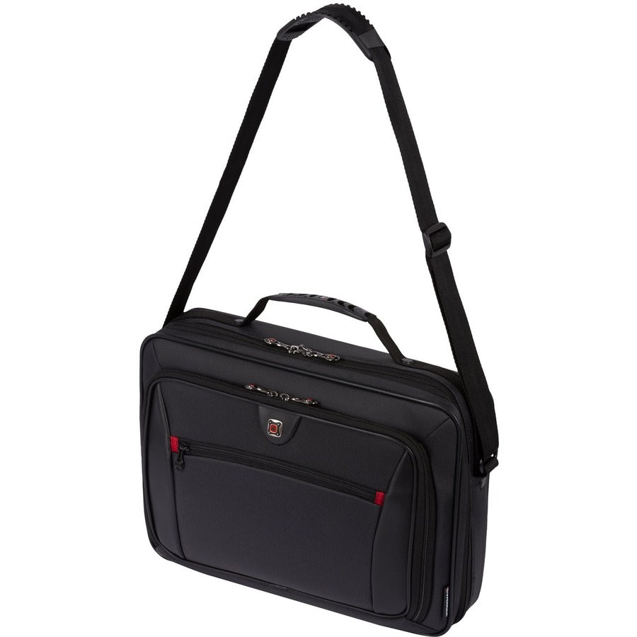 Wenger Insight 16-Inch Single Gusset Laptop Case, Black, Part Number 27469140