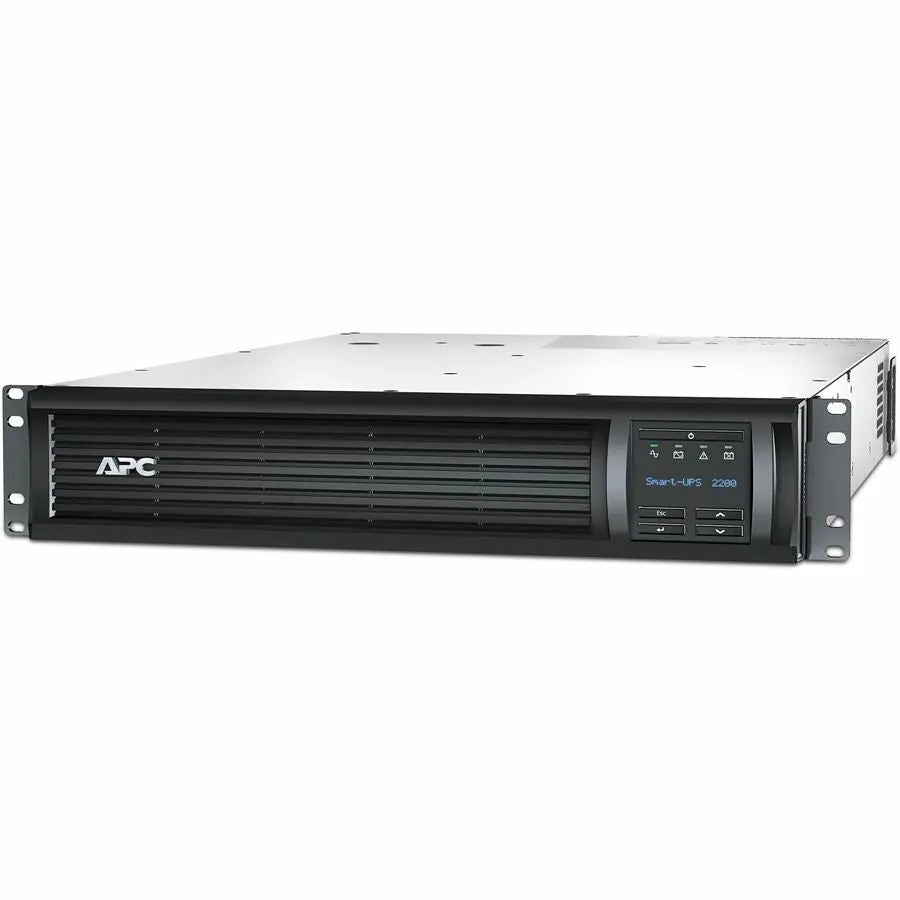 APC Smart-UPS, Line Interactive, 2200VA, Rackmount, 120V, 10x NEMA 5-15R outlets, SmartSlot, Auto Sense Voltage 120V/230V, AVR, LCD