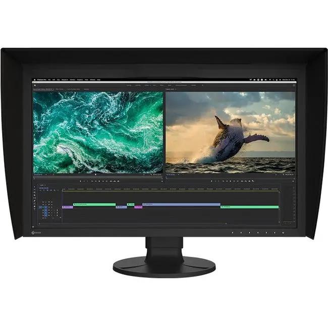 EIZO ColorEdge CG2700S-BK LCD Monitor - 27 Inch WQHD with HDR, USB-C, Built-In Calibration Sensor by EIZO INC