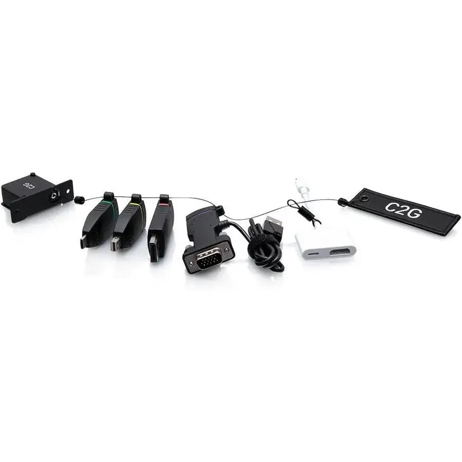 C2G Retractable Universal Mount 4K HDMI Adapter Kit with Color Coded Connectors by Legrand Group by Legrand Group