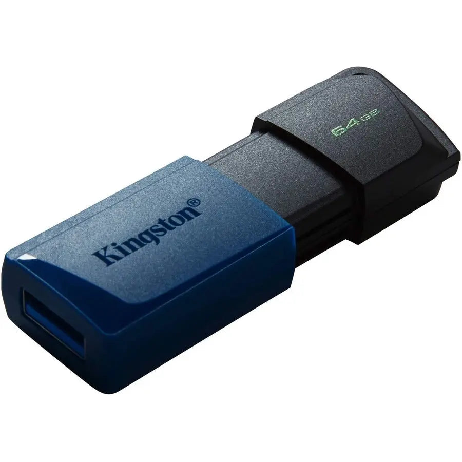 Kingston DataTraveler Exodia M 64GB USB 3.2 Flash Drive with Moving Cap and Keyring Loop